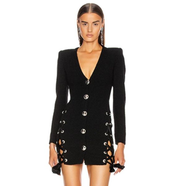 casual dresses women winter long sleeve deep v neck eyelet black bodycon bandage dress 2021 elegant evening party club vestidos, Black;gray
casual dresses women winter long sleeve deep v neck eyelet black bodycon bandage dress 2021 elegant evening party club vestidos, Black;gray