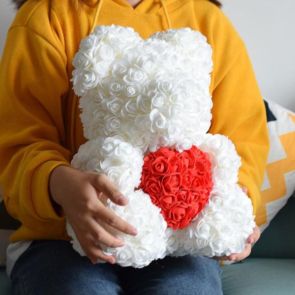 40cm rose bear heart artificial flowers red rose bear for women valentine's wedding birthday christmas gift home decoration
40cm rose bear heart artificial flowers red rose bear for women valentine's wedding birthday christmas gift home decoration