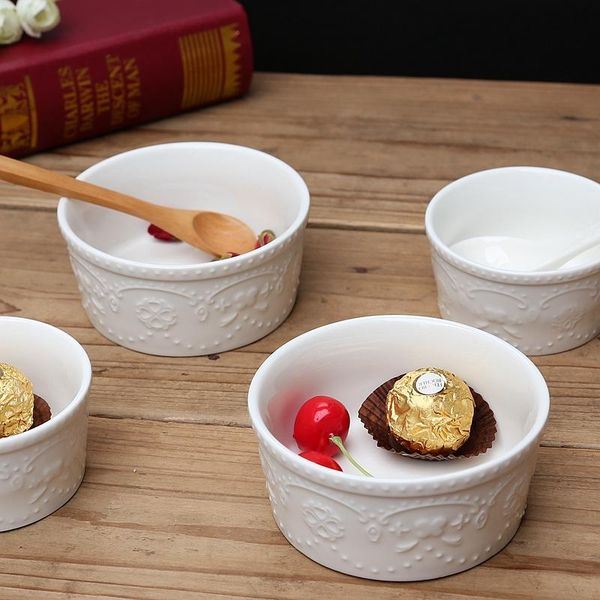 bowls shufulei baked bowl cake mold jelly ice cream dessert pudding ceramic high temperature resistant baking cup
bowls shufulei baked bowl cake mold jelly ice cream dessert pudding ceramic high temperature resistant baking cup