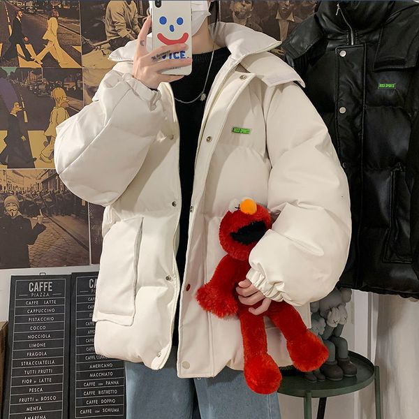 2021 New Winter Men's Pu Leather Cotton-padded Clothes Oversize Fashion Loose Coat Waterproof Parkas Casual in Warm Snow Jackets Lsxx, Black
2021 New Winter Men's Pu Leather Cotton-padded Clothes Oversize Fashion Loose Coat Waterproof Parkas Casual in Warm Snow Jackets Lsxx, Black