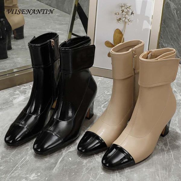 boots 2021 women elegant size zipper pointed toe autumn winter fashion patent leather botas de invierno para mujer, Black
boots 2021 women elegant size zipper pointed toe autumn winter fashion patent leather botas de invierno para mujer, Black