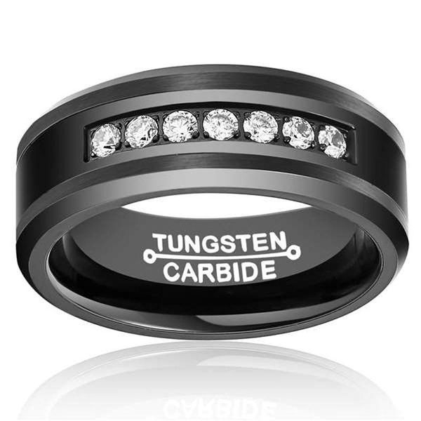 wedding rings fashion 8mm black tones men's tungsten carbide inlay white cubic zirconia cz stones for band size 7-13, Slivery;golden
wedding rings fashion 8mm black tones men's tungsten carbide inlay white cubic zirconia cz stones for band size 7-13, Slivery;golden