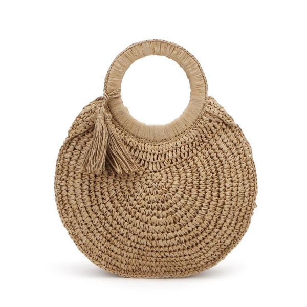 evening bags bohemian tassel round women straw rattan lady handbags wicker woven large tote casual summer beach purses female sac 2021
evening bags bohemian tassel round women straw rattan lady handbags wicker woven large tote casual summer beach purses female sac 2021