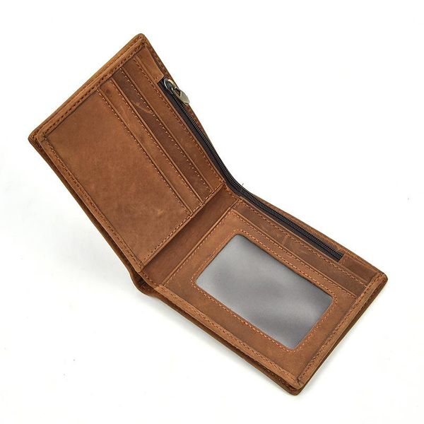 wallets handmade men wallet real cow leather short vintage crazy horse genuine purse male money clips bag, Red;black
wallets handmade men wallet real cow leather short vintage crazy horse genuine purse male money clips bag, Red;black
