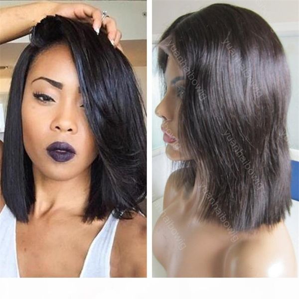 short bob full lace wig 12inch straight human hair glueless lace front wig ing, Black;brown
short bob full lace wig 12inch straight human hair glueless lace front wig ing, Black;brown