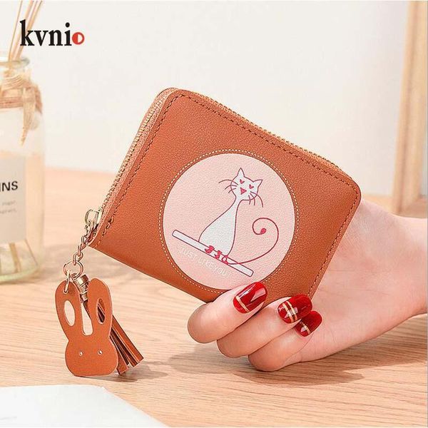 coin purses kvnio 2021 tassel card purse small bag student korean cute cat animal priting girls mini pouch, Red;black
coin purses kvnio 2021 tassel card purse small bag student korean cute cat animal priting girls mini pouch, Red;black