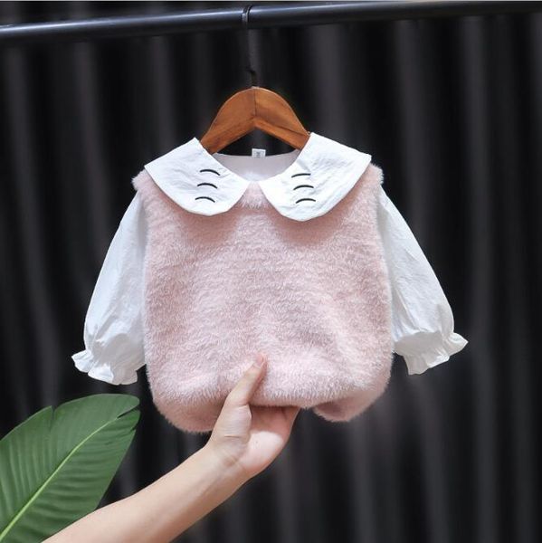waistcoat 2021 girls sweater set autumn baby toddler korean shirt knitted vest two-piece jacket, Camo
waistcoat 2021 girls sweater set autumn baby toddler korean shirt knitted vest two-piece jacket, Camo