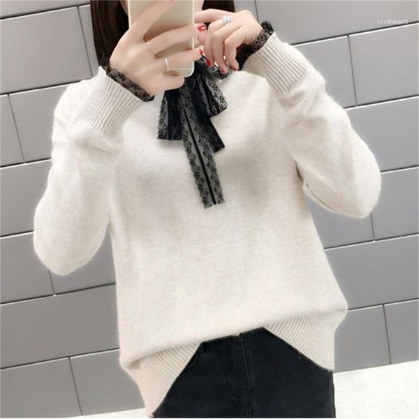 women's sweaters women casual v-neck solid blouse long sleeve bandage knitted autumn winter sweater mujer c11111, White;black
women's sweaters women casual v-neck solid blouse long sleeve bandage knitted autumn winter sweater mujer c11111, White;black