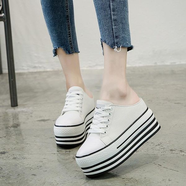 slippers 2021 spring autumn mules shoes women platform wedge flip flops high heel ladies casual sandals, Black
slippers 2021 spring autumn mules shoes women platform wedge flip flops high heel ladies casual sandals, Black