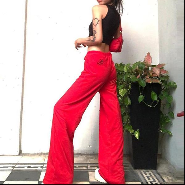 high waist embroidered wide leg pants streetwear red black velvet warm flare pants 2019 autumn winter casual women trousers, Black;white
high waist embroidered wide leg pants streetwear red black velvet warm flare pants 2019 autumn winter casual women trousers, Black;white