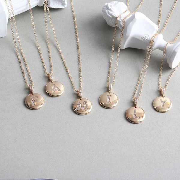 pendant necklaces yjgs 26 letters pendants female a-z alphabet round initial charm golden chain clavicle necklace jewelry, Silver
pendant necklaces yjgs 26 letters pendants female a-z alphabet round initial charm golden chain clavicle necklace jewelry, Silver