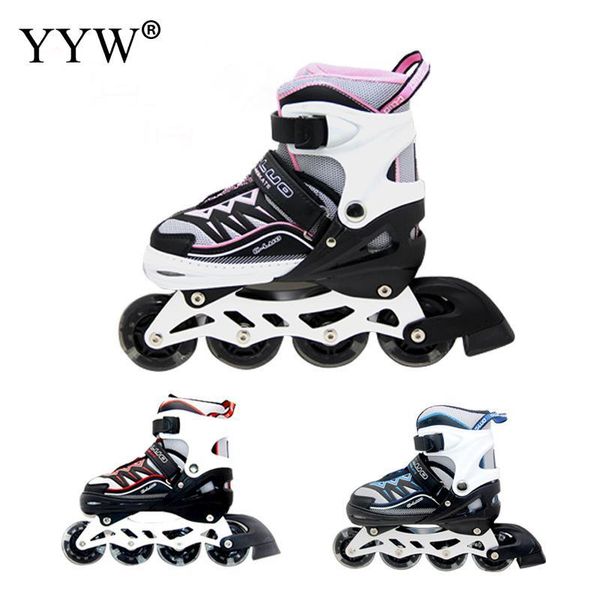 2021 girls women kids child roller skates skating shoes sliding inline sneakers 4 wheels 1 row line outdoor training gym sport