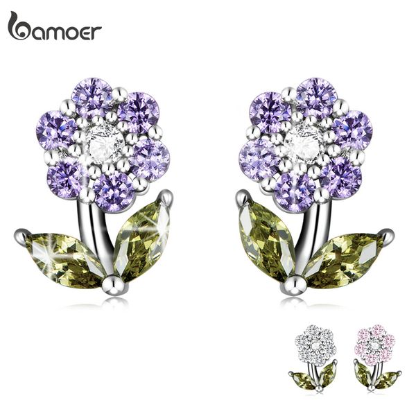 925 sterling silver shining gemstone delicate flower stud earrings for women platinum plated fine jewelry engagement gift 220211, Golden;silver
925 sterling silver shining gemstone delicate flower stud earrings for women platinum plated fine jewelry engagement gift 220211, Golden;silver