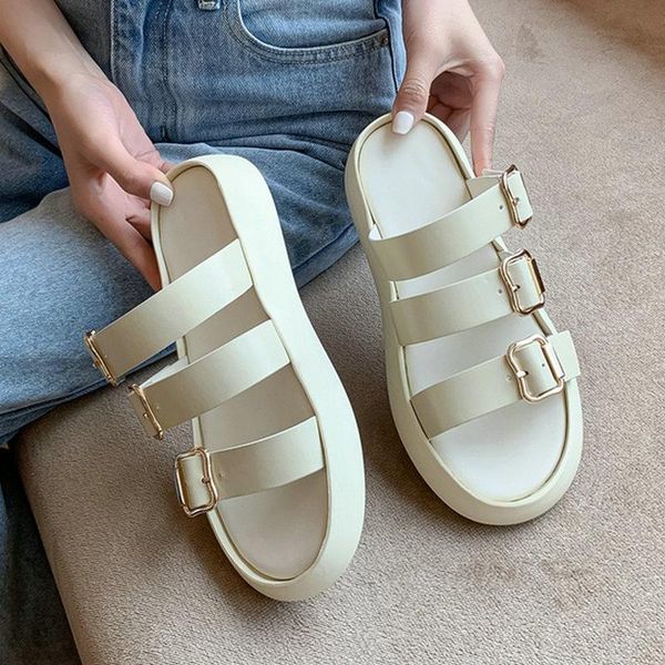 slippers buckle decoration women flat shoes genuine leather platform woman 2021 summer est casual basic prom slipper, Black
slippers buckle decoration women flat shoes genuine leather platform woman 2021 summer est casual basic prom slipper, Black