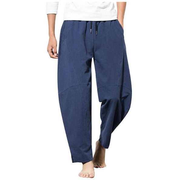 men's pants telotuny summer autumn casual men's fashion cotton linen comfort long pant loose solid color trousers with pocket, Black
men's pants telotuny summer autumn casual men's fashion cotton linen comfort long pant loose solid color trousers with pocket, Black