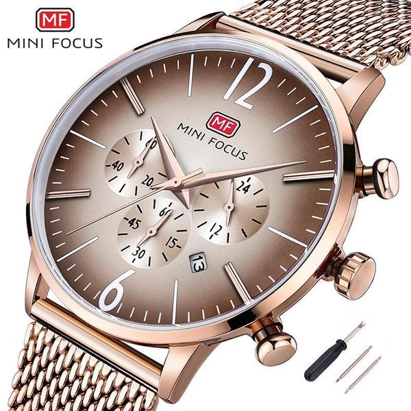 men watch waterproof chronograph sport analog quartz stainless steel mesh clock man casual wristwatch relogiomasculino wristwatches, Slivery;brown
men watch waterproof chronograph sport analog quartz stainless steel mesh clock man casual wristwatch relogiomasculino wristwatches, Slivery;brown