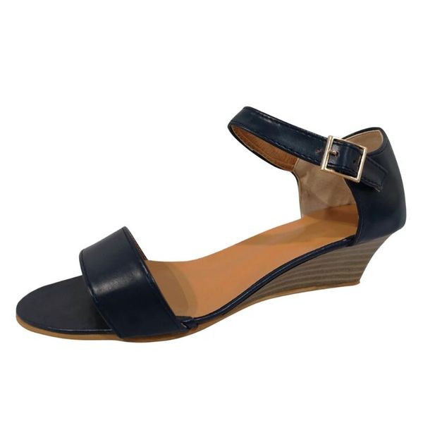 womens sandals summer ladies fashion buckle ankle strap low wedge sandals casual shoes sandalias mujer 2021 sandalen dames#by25, Black
womens sandals summer ladies fashion buckle ankle strap low wedge sandals casual shoes sandalias mujer 2021 sandalen dames#by25, Black