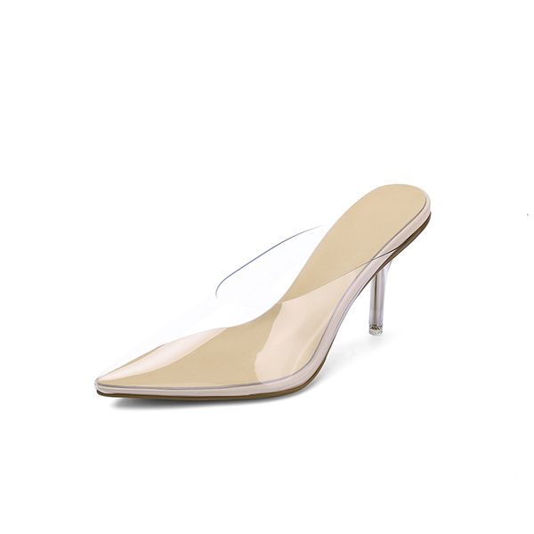2021 new summer fashion transparent pvc slippers rhinestone women mules pointed toe crystal high heel shoes jixw, Black
2021 new summer fashion transparent pvc slippers rhinestone women mules pointed toe crystal high heel shoes jixw, Black