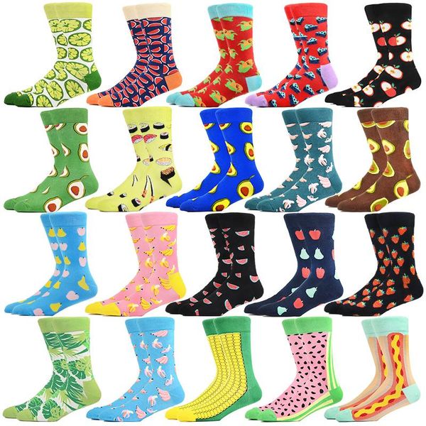 men's socks men combed cotton street cartoon fruit avocado banana strawberry watermelon sushi apple pattern novelty fashion cute, Black
men's socks men combed cotton street cartoon fruit avocado banana strawberry watermelon sushi apple pattern novelty fashion cute, Black