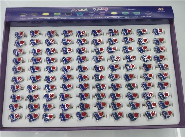 love two hearts mood ring emotion color changing adjustable rings 100pcs/lot, Silver
love two hearts mood ring emotion color changing adjustable rings 100pcs/lot, Silver