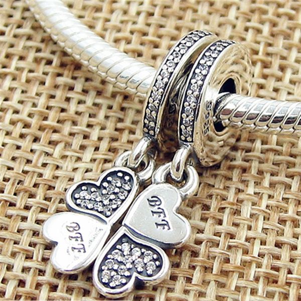 2016 autumn 925 sterling silver friends forever dangle charm bead with clear cz fits european jewelry bracelets & necklace, Black
2016 autumn 925 sterling silver friends forever dangle charm bead with clear cz fits european jewelry bracelets & necklace, Black