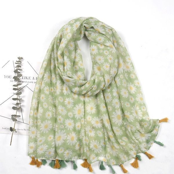 spring summer japan and south korea new small fresh daisy printed women's travel sunscreen shawl silk scarf, Blue;gray
spring summer japan and south korea new small fresh daisy printed women's travel sunscreen shawl silk scarf, Blue;gray