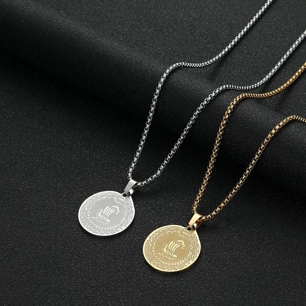 pendant necklaces nedar vikings dragon circle necklace men women clavicle chain charm personality religion gift stainless steel jewelry, Silver
pendant necklaces nedar vikings dragon circle necklace men women clavicle chain charm personality religion gift stainless steel jewelry, Silver