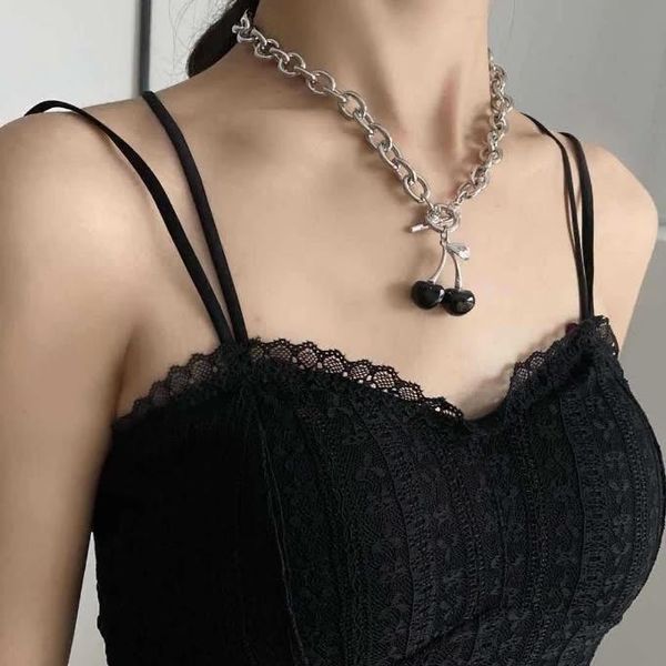 earrings & necklace 2021 trend bracelet jewelry sets for women cherry fruit set black red clavicle chain choker pendant, Silver
earrings & necklace 2021 trend bracelet jewelry sets for women cherry fruit set black red clavicle chain choker pendant, Silver