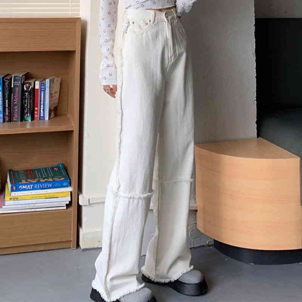 women's pants & capris calça feminina cintura alta, perna larga, reta, branca, com zÃper franjas soltas, casual verão 1qqw, Black;white
women's pants & capris calça feminina cintura alta, perna larga, reta, branca, com zÃper franjas soltas, casual verão 1qqw, Black;white