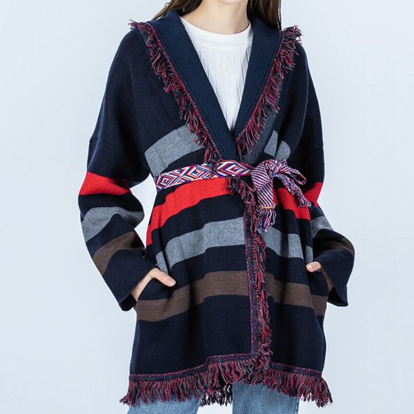 2021 new striped ethnic knit sweater coat women cardigan casual fringe jacquard warm winter outwear long sleeve jumper u5jf, White;black
2021 new striped ethnic knit sweater coat women cardigan casual fringe jacquard warm winter outwear long sleeve jumper u5jf, White;black