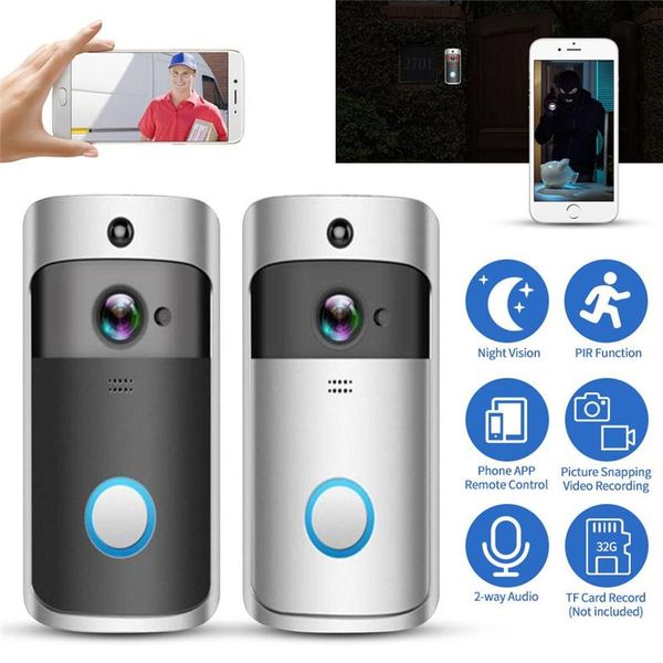 smart video doorbell with battery 1080p fhd wireless wifi anti-theft truly wire-camera app control for smart phone
smart video doorbell with battery 1080p fhd wireless wifi anti-theft truly wire-camera app control for smart phone