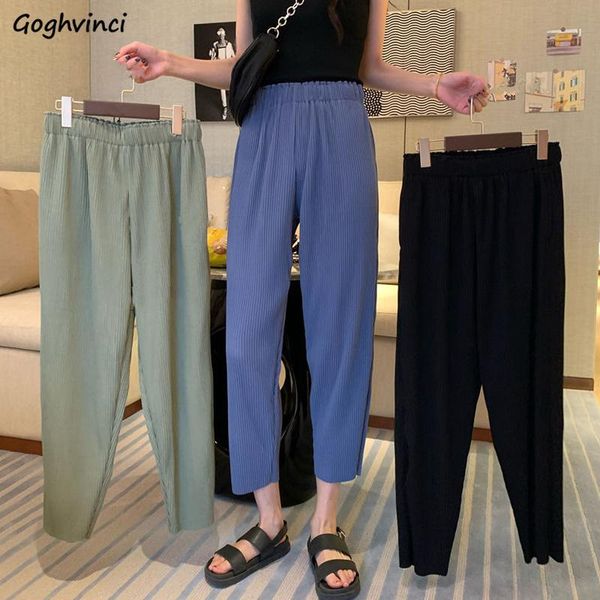 women's pants & capris casual women soft thin all-match solid minimalist elastic waist ankle-length trousers female leisure ins stylish, Black;white
women's pants & capris casual women soft thin all-match solid minimalist elastic waist ankle-length trousers female leisure ins stylish, Black;white