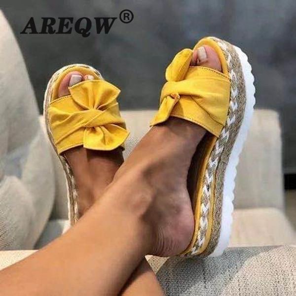 large size women's shoes bowknot straw woven platform slippers women's fashion outer wear one-word sandals and slippers, Black
large size women's shoes bowknot straw woven platform slippers women's fashion outer wear one-word sandals and slippers, Black