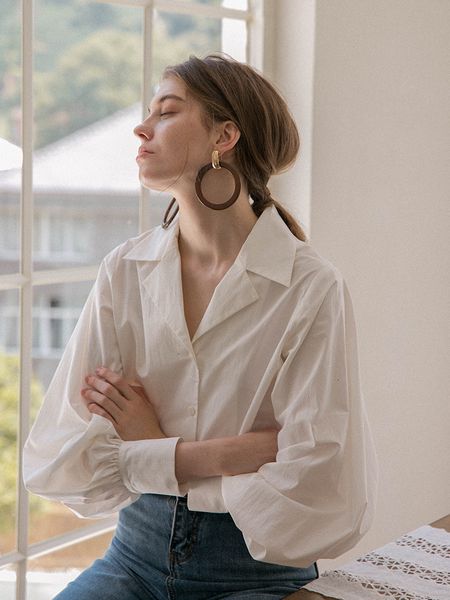 new 2021 lantern sleeve elegant white button vintage blouse turn down collar office ladies shirt female casual gj7k
new 2021 lantern sleeve elegant white button vintage blouse turn down collar office ladies shirt female casual gj7k
