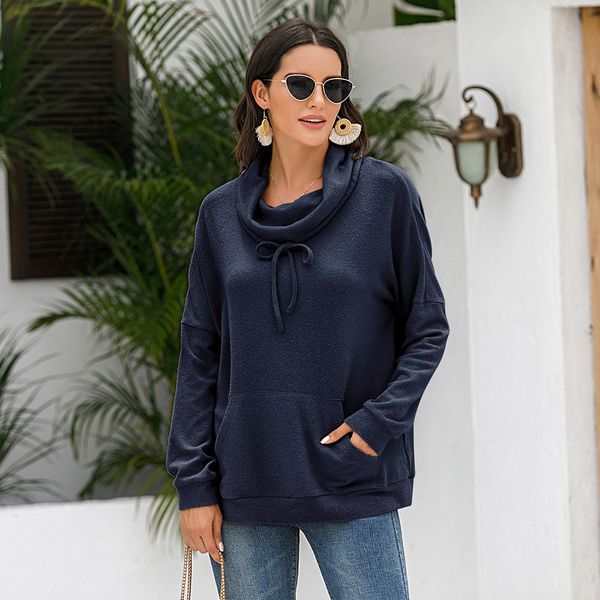 2021 new women loose hoodies autumn winter fleece long sleeve solid lace up scarf collar pocket sweatshirts casual ladies outerwear 5w7, Black
2021 new women loose hoodies autumn winter fleece long sleeve solid lace up scarf collar pocket sweatshirts casual ladies outerwear 5w7, Black
