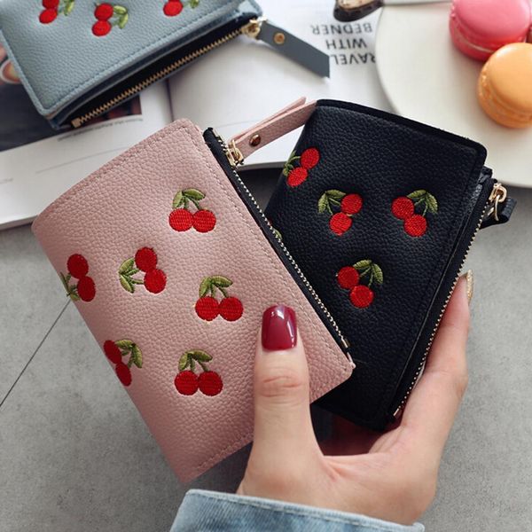 hbp fashion women short wallet pu leather cherry embroidery coin purse card holders lady girl mini money bag
hbp fashion women short wallet pu leather cherry embroidery coin purse card holders lady girl mini money bag