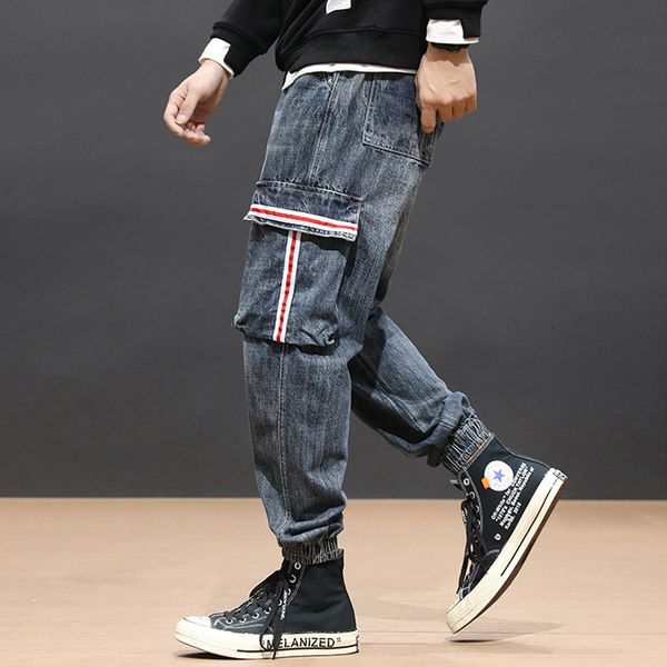 2021 new fashion streetwear loose fit big pocket denim cargo pants harem designer hip hop jeans men joggers tnub, Blue
2021 new fashion streetwear loose fit big pocket denim cargo pants harem designer hip hop jeans men joggers tnub, Blue