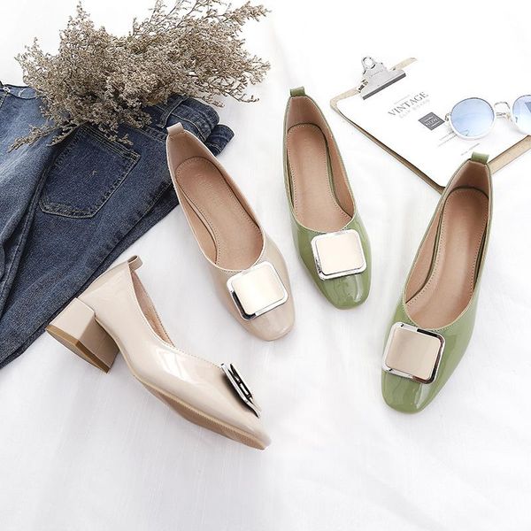 dress shoes brand chunky heels oxford women square toe loafers metal decoration shallow casual slip on pump designer sandalias mujer, Black
dress shoes brand chunky heels oxford women square toe loafers metal decoration shallow casual slip on pump designer sandalias mujer, Black