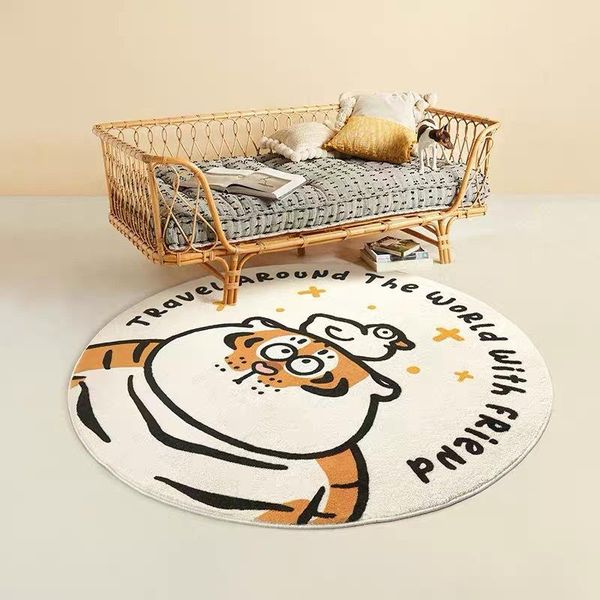 carpets round for living room soft and furry bedroom bedside carpet cute tiger pattern children's rug home sofa side rugs
carpets round for living room soft and furry bedroom bedside carpet cute tiger pattern children's rug home sofa side rugs