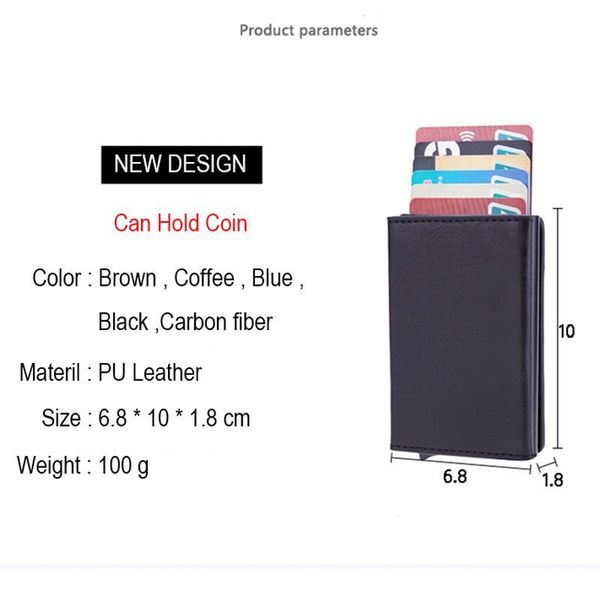 dienqi anti rfid id card holder case men leather metal wallet male coin purse women mini carbon credit card holder wit jllsar
dienqi anti rfid id card holder case men leather metal wallet male coin purse women mini carbon credit card holder wit jllsar