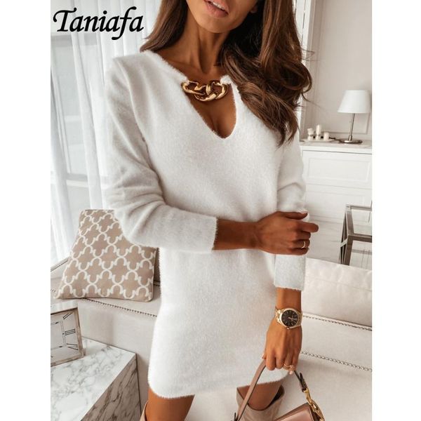 casual dresses autumn winter simple long-sleeved chain fashion women dress solid color v-neck loose, Black;gray
casual dresses autumn winter simple long-sleeved chain fashion women dress solid color v-neck loose, Black;gray
