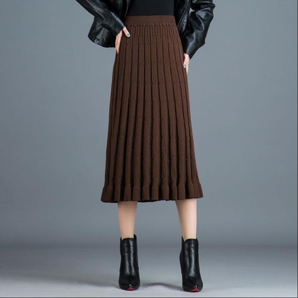 autumn winter new warm skirts women fashion knitted high waist pleated skirts vintage a line skirts women, Black
autumn winter new warm skirts women fashion knitted high waist pleated skirts vintage a line skirts women, Black