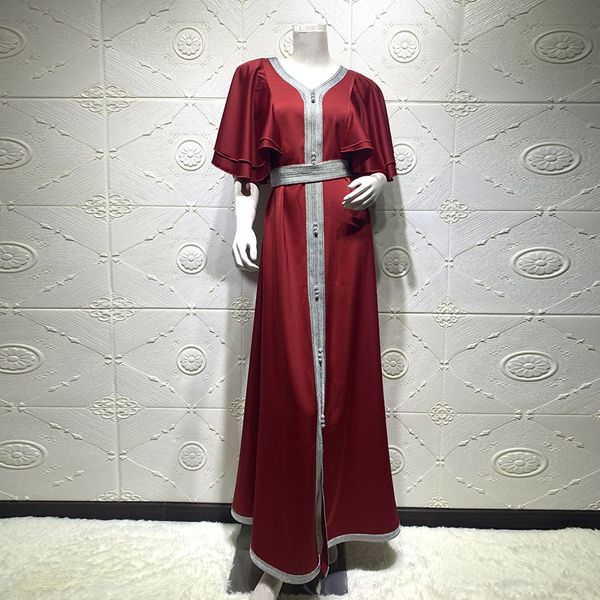 abaya dubai turkey arabic hijab muslim satin dress islam clothing dinner dresses abayas for women robe femme musulman de modeplus size cloth, Red
abaya dubai turkey arabic hijab muslim satin dress islam clothing dinner dresses abayas for women robe femme musulman de modeplus size cloth, Red