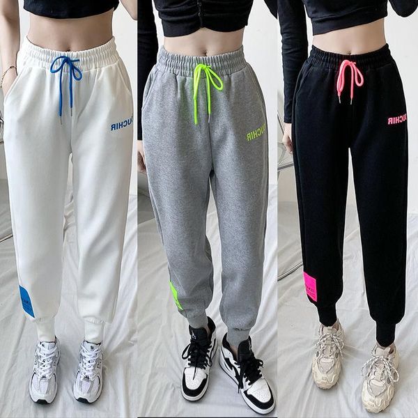 running pants sweatpants women's 2021 spring and summer letter embroidered loose-fitting harem slimming casual hip-hop, Black;blue
running pants sweatpants women's 2021 spring and summer letter embroidered loose-fitting harem slimming casual hip-hop, Black;blue