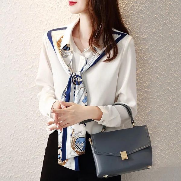 women's blouses & shirts chic korean style long sleeve women white blouse office lady chiffon tie work tunic shirt plus size 2021 summe
women's blouses & shirts chic korean style long sleeve women white blouse office lady chiffon tie work tunic shirt plus size 2021 summe