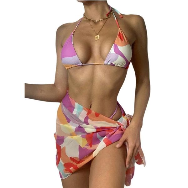women bandage three piece bikini set push-up high waist beach swimsuit print bathing suit crop bikini set+swim cover up
women bandage three piece bikini set push-up high waist beach swimsuit print bathing suit crop bikini set+swim cover up