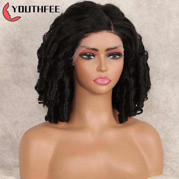 synthetic wigs youthfee lace front spring curls wig with baby hair 16"deep curl for black women side part frontal
synthetic wigs youthfee lace front spring curls wig with baby hair 16"deep curl for black women side part frontal