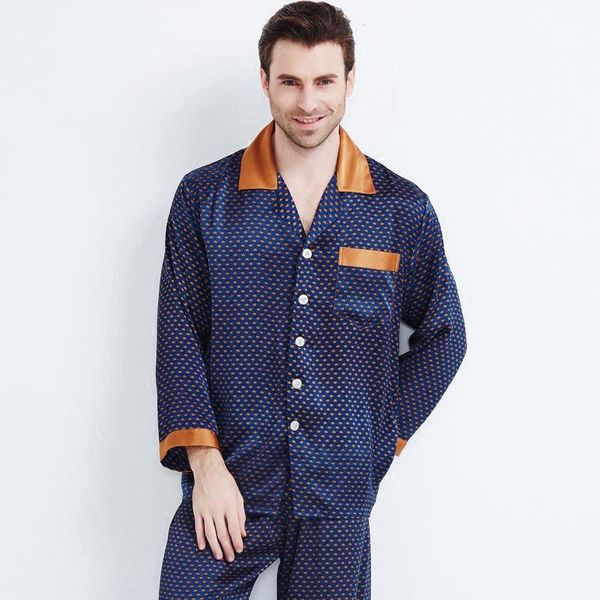 men's sleepwear brand heavy silk pajamas long sleeve pyjamas male luxury 100% pajama sets men homewear, Black;brown
men's sleepwear brand heavy silk pajamas long sleeve pyjamas male luxury 100% pajama sets men homewear, Black;brown