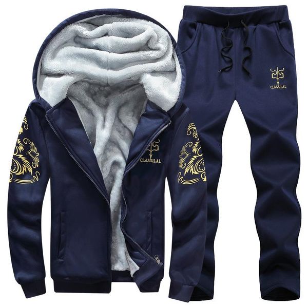men's tracksuits add fertilizer and thicken winter plus size sweater warm lamb wool coat sportswear two-piece suit men sets, Gray
men's tracksuits add fertilizer and thicken winter plus size sweater warm lamb wool coat sportswear two-piece suit men sets, Gray