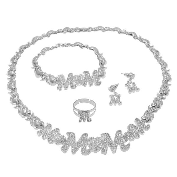 earrings & necklace selling mom i love you jewelry set american women's mother's day gift silver plated zircon high-end
earrings & necklace selling mom i love you jewelry set american women's mother's day gift silver plated zircon high-end